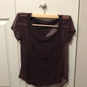 Lululemon sheer tee